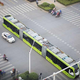 Image for article titled The world’s first self-driving “rail bus” is taking its inaugural journey in China without tracks
